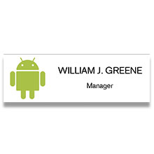 76mm X 25mm Colour Name Badge